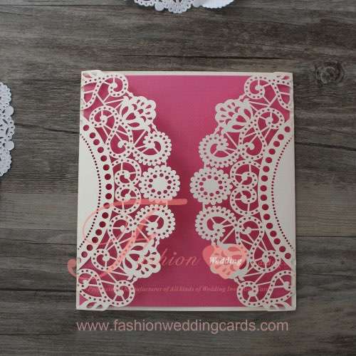 Unique Laser Cut Wedding Invitation Cards Design